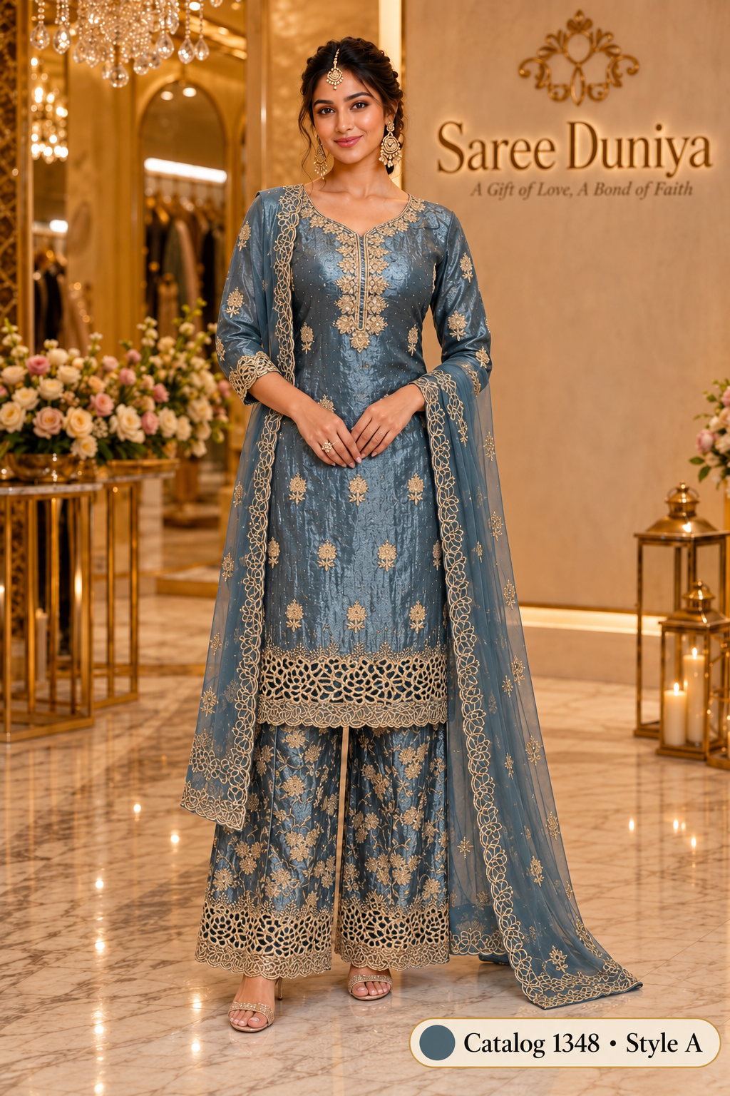Catalog 1348 Style A - AI-assisted model styling image based on clearer supplier reference