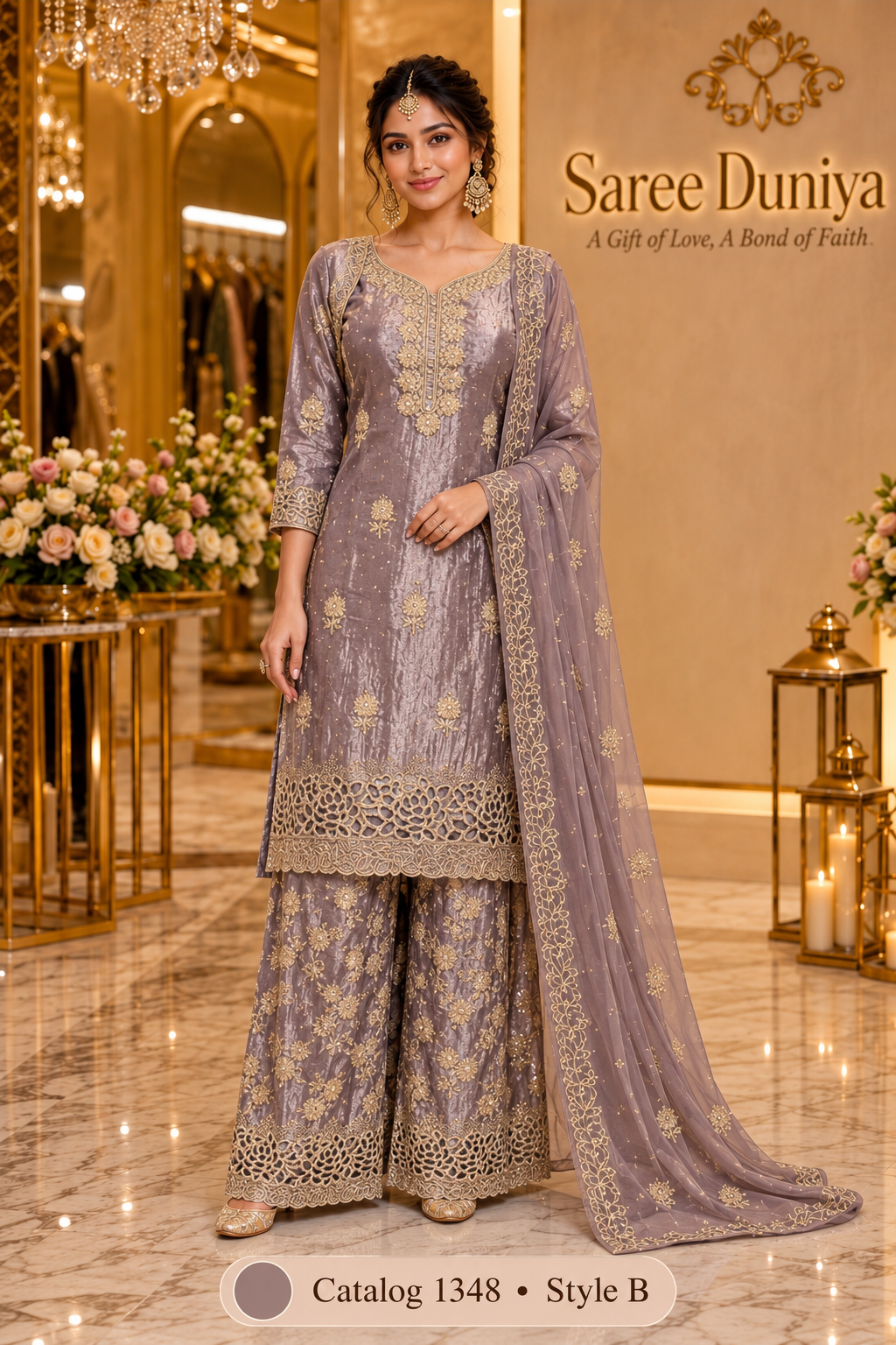 Catalog 1348 Style B - AI-assisted model styling image based on clearer supplier reference
