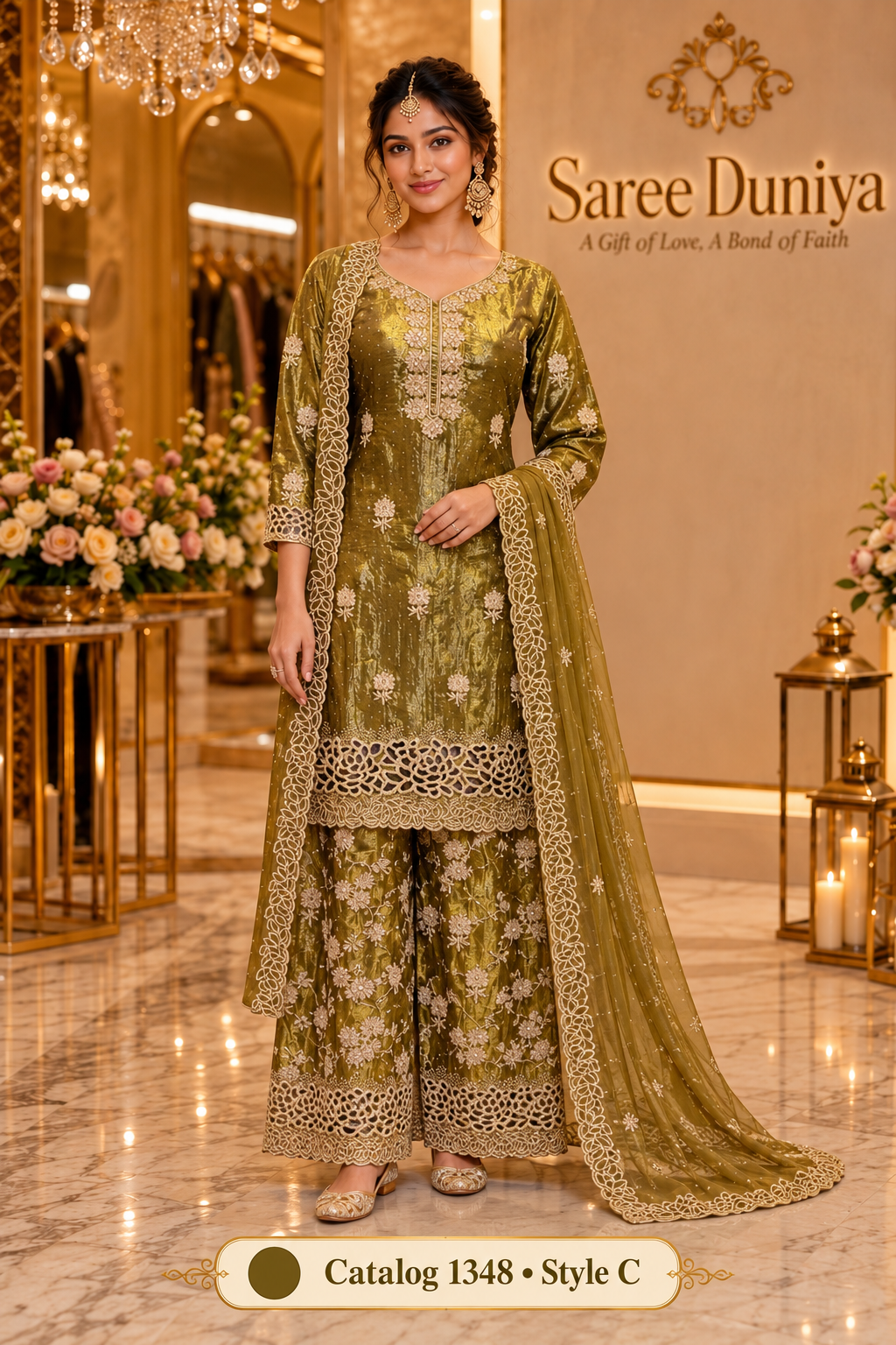 Catalog 1348 Style C - AI-assisted model styling image based on clearer supplier reference