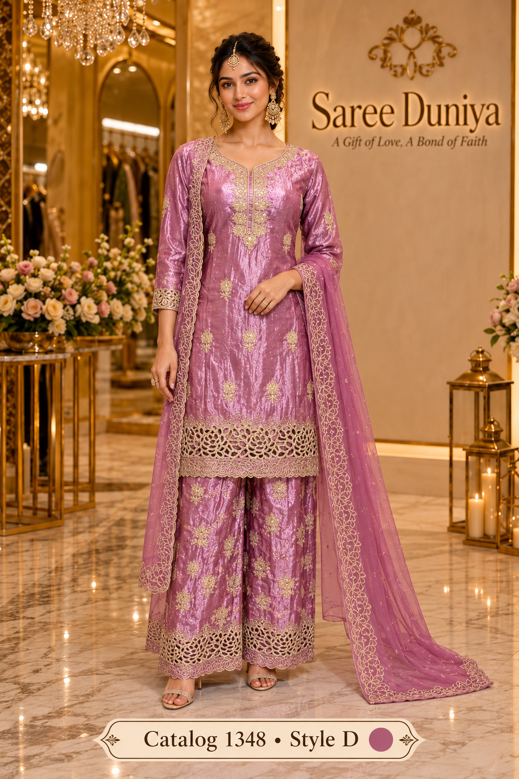 Catalog 1348 Style D - AI-assisted model styling image based on clearer supplier reference